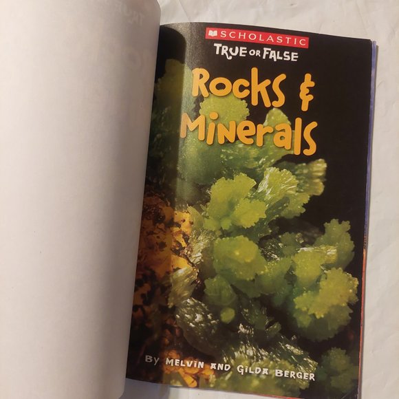 Rocks and Minerals Scholastic book - Picture 5 of 5